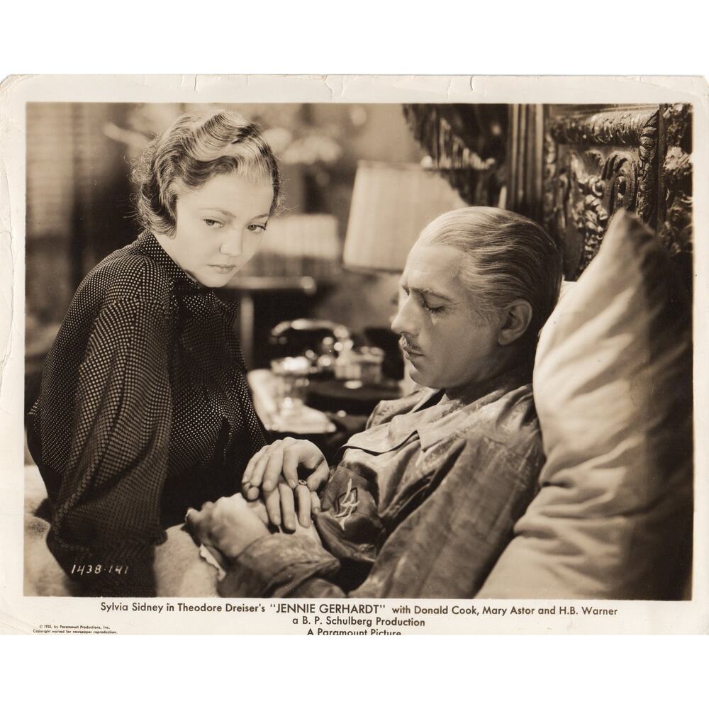 Vintage 1933 Jennie Gerhardt Movie Still Photo Sylvia Sidney Paramount 8x10 BW